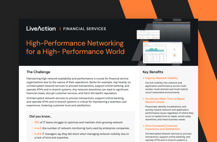 Financial Services Solution Brief