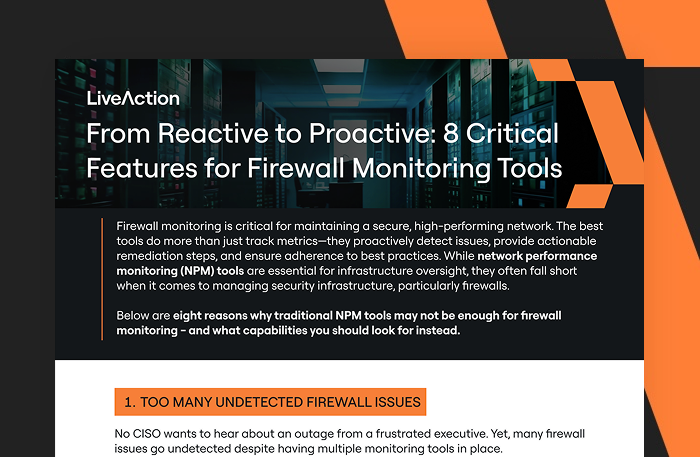 From Reactive to Proactive: 8 Critical Features for Firewall Monitoring Tools